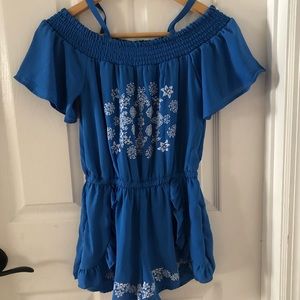 Girls bebe girls romper size L (14)